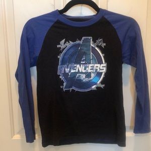 Boys Brand New Avengers Long Sleeve Tee Shirt
